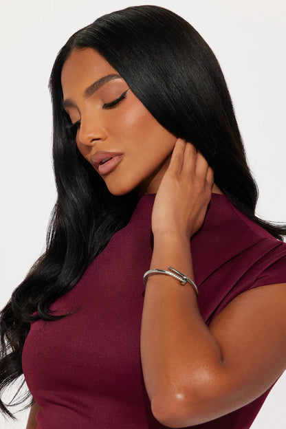 Pulsera Clavo Dorada Premium