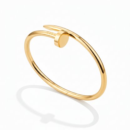 Pulsera Clavo Dorada Premium