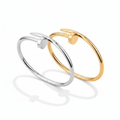 Pulsera Clavo Dorada Premium